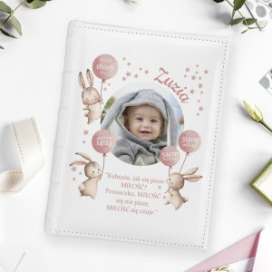 Album na zdjęcia dla dziecka z nadrukiem - Miłość się czuje