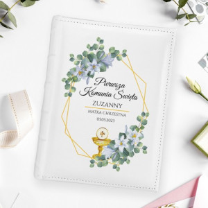 Album na zdjęcia z nadrukiem dla dziewczynki na komunię - Kielich