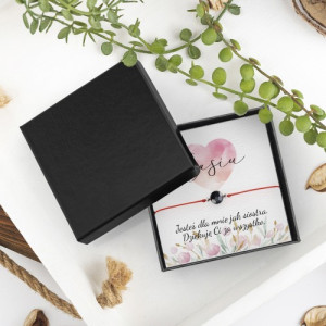 Bransoletka przyjaźni z turmalinem czarnym - Jak siostry