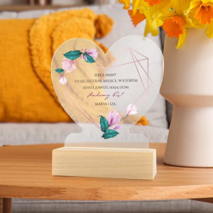 Statuetka serce z nadrukiem dla mamy - Serce mamy