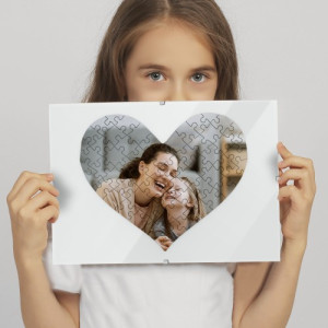 Puzzle ze zdjęcia w ramce dla mamy - Najukochańsza