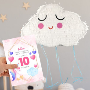 Piniata urodzinowa i kartka z życzeniami - Moc prezentów