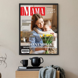 Okładka gazety ze zdjęciem dla mamy - Matczyne serce