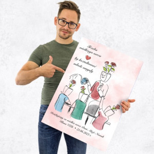 Kartka XXL z życzeniami dla nauczycielki - Perspektywy
