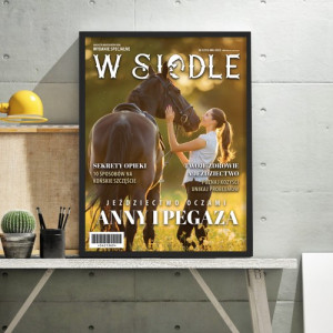 Okładka magazynu ze zdjęciem dla koniary - W siodle