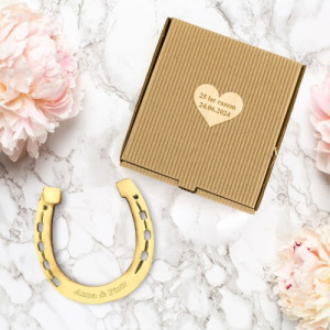 Podkowa na szczęście z grawerem na rocznicę ślubu - Razem