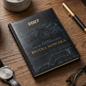 Kalendarz 2027 z nadrukiem dla architekta - Wielkie plany