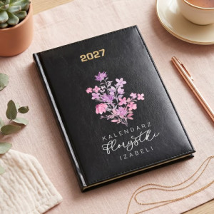Kalendarz 2027 z nadrukiem dla florystki - Kwiatowe zapiski