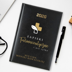 Kalendarz na 2026 z nadrukiem dla farmaceutki - Apteka