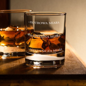 Szklanka do whisky z grawerem dla niego - Własna miara