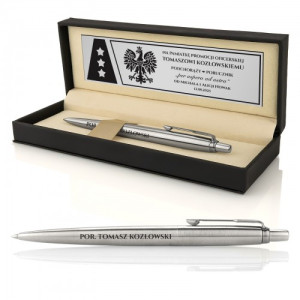 Długopis Parker Jotter GT z grawerem na promocję oficerską - Awans