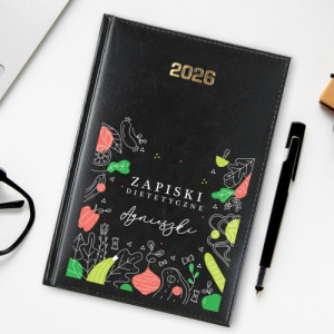 Kalendarz na 2026 z nadrukiem dla dietetyczki - Dietetyczne zapiski