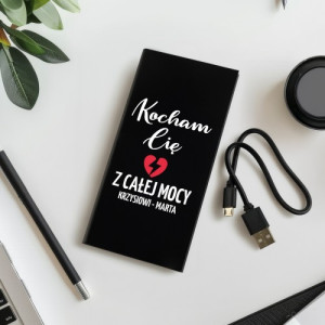 Powerbank 20000mah z nadrukiem dla chłopaka - Z całej mocy