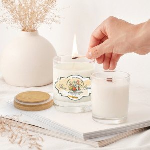 Świeca sojowa zapachowa dla nauczycielki - Patrzy jak rosną