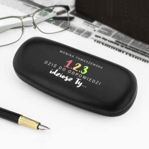 Etui na okulary z nadrukiem dla nauczyciela - Do odpowiedzi!