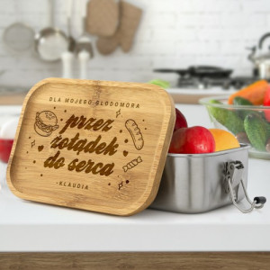 Lunchbox z grawerem dla niego - Droga do serca