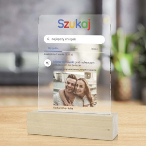 Statuetka z nadrukiem zdjęcia dla niego - Znaleziono ideał