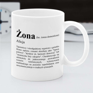 Kubek z nadrukiem dla żony - Lepsza połowa