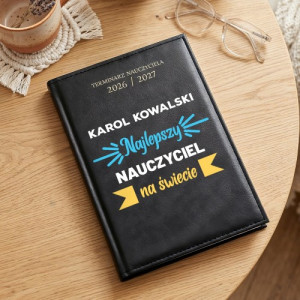 Kalendarz 2026/2027 z nadrukiem dla nauczyciela - Najlepszy na świecie