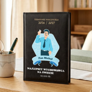 Kalendarz 2026/2027 z nadrukiem dla wychowawcy - Dyrygent umysłów
