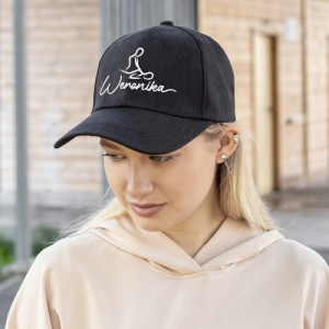 Czapka z daszkiem i nadrukiem dla fizjoterapeutki - Fizjoterapia w akcji