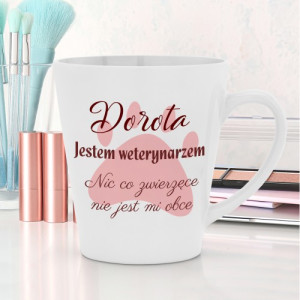 Kubek do kawy z nadrukiem dla weterynarza - Cztery łapy