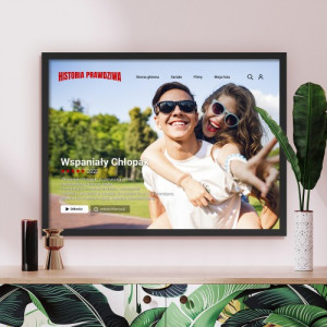 Plakat w ramce (30x40) z personalizacją dla chłopaka - Wspaniały