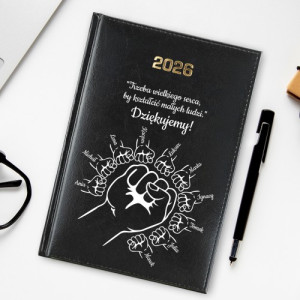 Kalendarz na 2026 z nadrukiem dla nauczyciela - Wielki człowiek