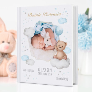 Księga baśni Calineczka dla chłopca z nadrukiem zdjęcia - Radość dziecka