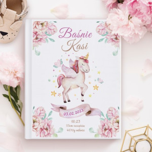 Księga baśni Królewna Śnieżka z nadrukiem dla dziewczynki - Unicorn