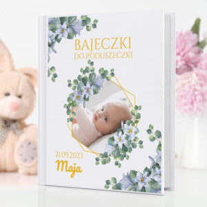 Księga baśni Roszpunka z nadrukiem zdjęcia dla dziewczynki - Do poduszeczki