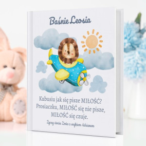 Księga baśni Kot w butach z nadrukiem dla chłopca - Miłość się czuje