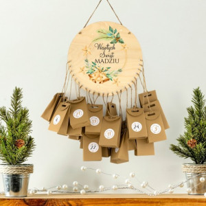Kalendarz adwentowy z imieniem dla niej - Odliczanie do Świąt