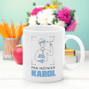 Kubek z nadrukiem dla inżyniera - Pan konstruktor