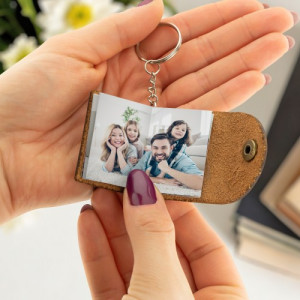 Brelok do kluczy ze zdjęciami dla rodziców - Mini fotoksiążka