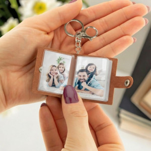 Brelok do kluczy ze zdjęciami dla rodziców - Mini fotoksiążka