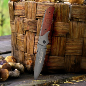 Nóż taktyczny składany z grawerem dla dziadka - Super dziadek