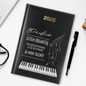 Kalendarz na 2026 z nadrukiem dla organisty - Ja mam talent