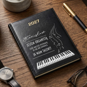 Kalendarz na 2027 z nadrukiem dla organisty - Ja mam talent