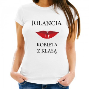 Koszulka damska z nadrukiem imienia Rozmiar M - Kobieta z klasą