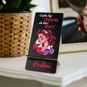 Stojak na telefon z nadrukiem na Dzień Kobiet - Idealna