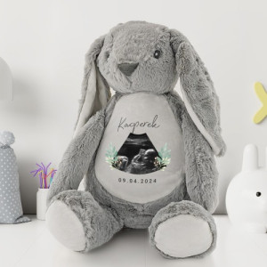 Maskotka królik z nadrukiem zdjęcia USG - Maleństwo