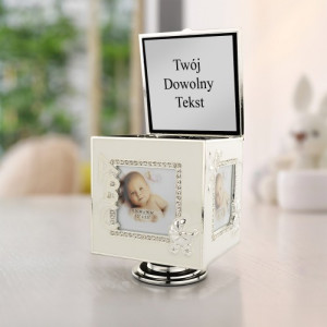 Pudełko wspomnień z pozytywką dla dziecka - Twój tekst