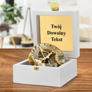 Kompas w szkatułce z grawerem dedykacji - Twój tekst