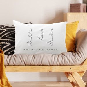 Poduszka dekoracyjna z nadrukiem dla mamy - Twoje dzieci