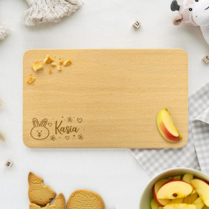 Taca śniadaniowa dla dziecka z grawerem imienia - Łakomczuszek