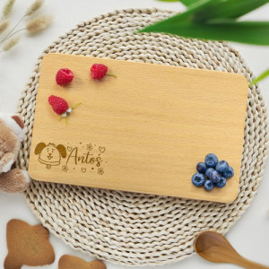 Taca śniadaniowa dla chłopca z grawerem imienia - Smakosz