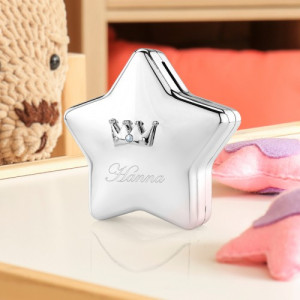 Skarbonka z grawerem gwiazdka dla dziewczynki - Mała gwiazda