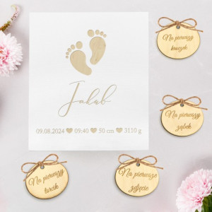 Pudełko wspomnień z grawerem dla dziecka - Mały ktoś