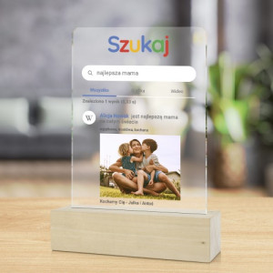 Statuetka z nadrukiem zdjęcia dla mamy - Wyjątkowa i troskliwa